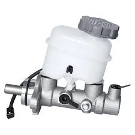 تصویر از پمپ ترمز تیبا با مخزن آلومینیومی ترمز سازان